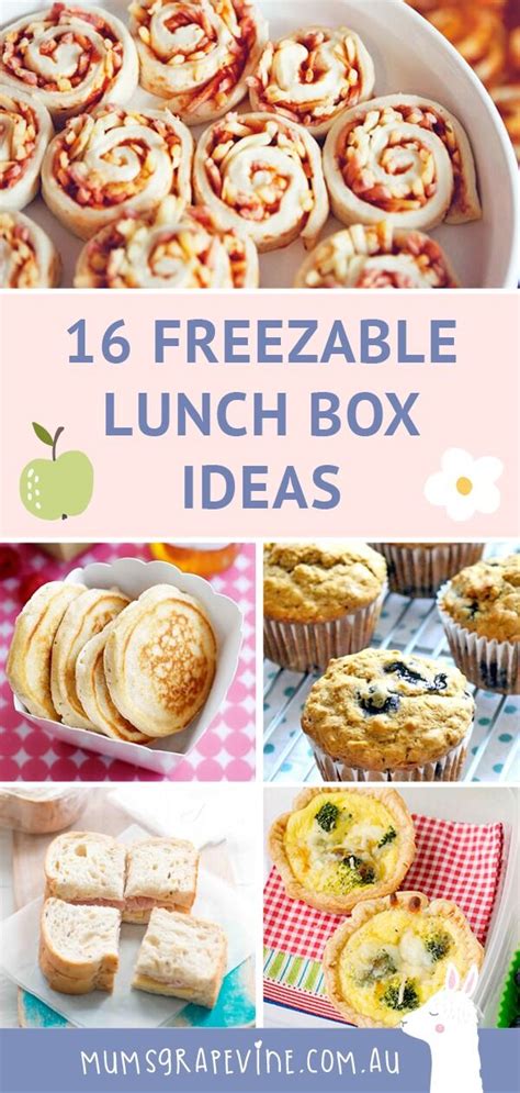 recipes for electric lunch box|freezable lunch box ideas.